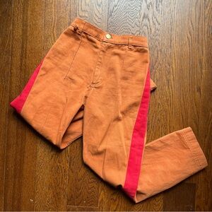 Big Bud Press Orange and Red Flare Pants